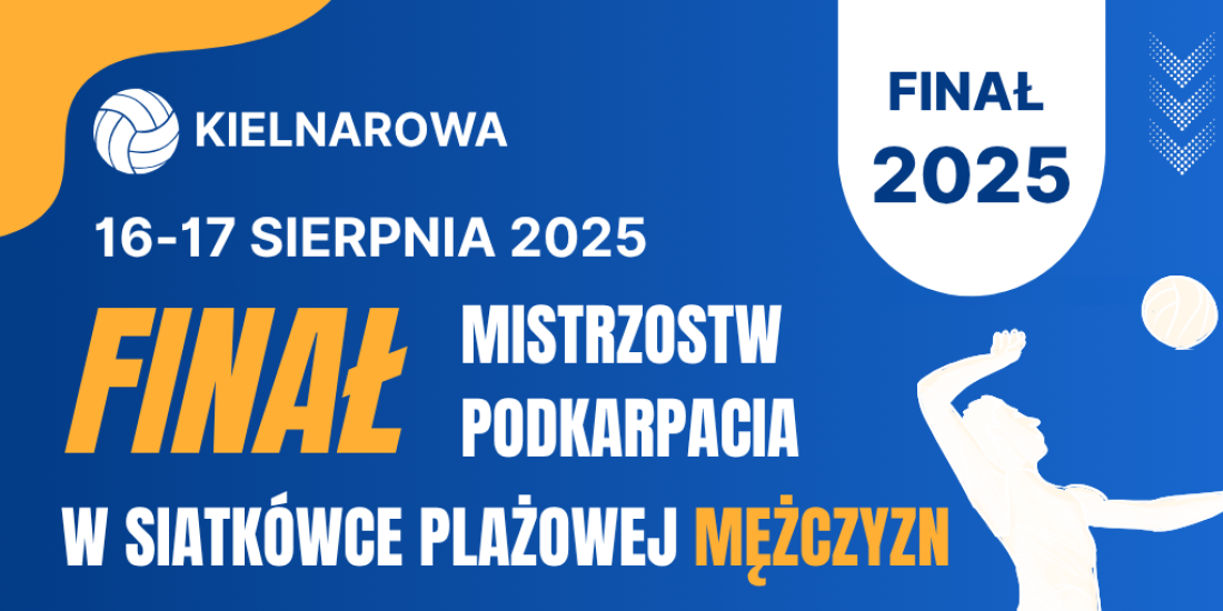 FINAŁ Mistrzostw Podkarpacia w Siatkówce Plażowej Mężczyzn 2025