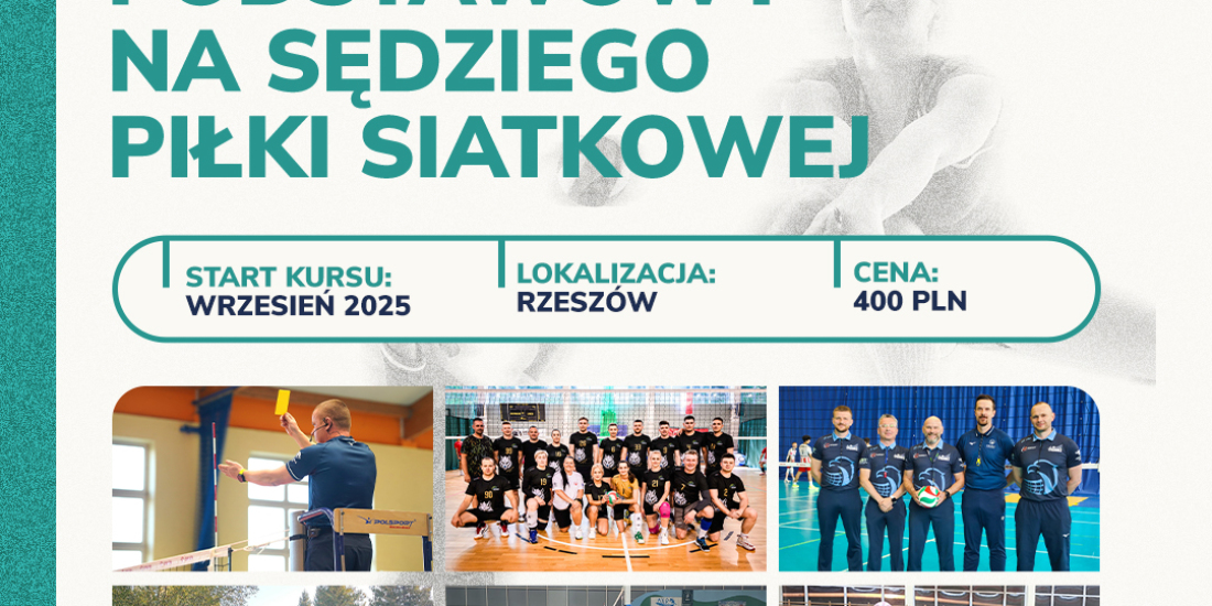 Zostań sędzią siatkówki !!!